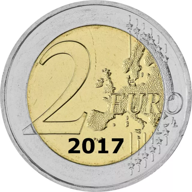 2 Euro Gedenkmünze 2017 bfr.- zur Auswahl versch. Nationen-  Malta, Italien uvm.