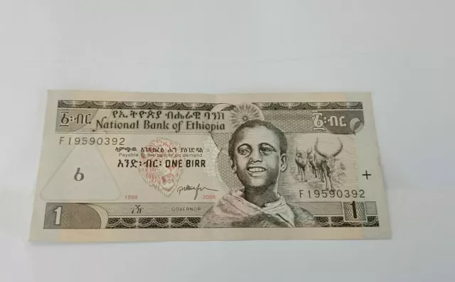 -----------1 Billet-1-Birr-Ethiopie-1998/2006---""""""Billet-Neuf""""""""