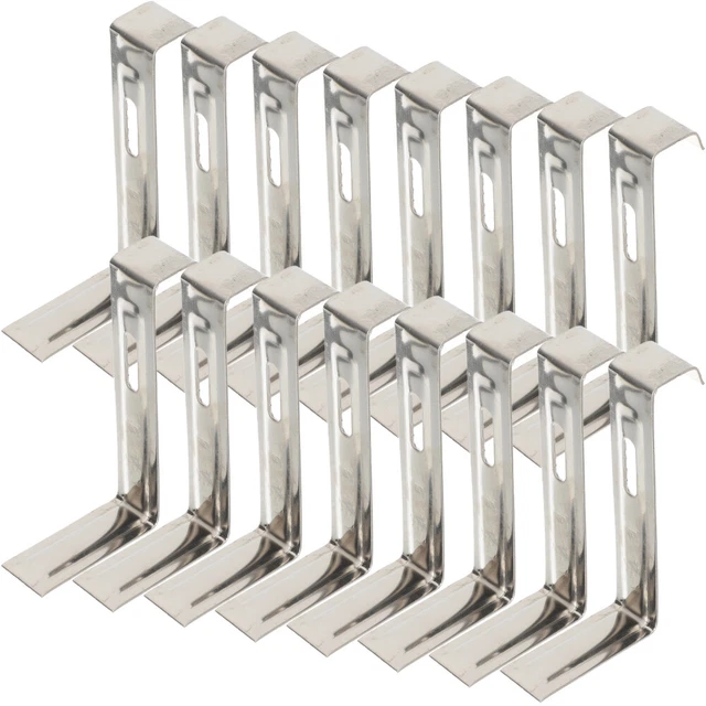 20 PCS IRON Deck Light Clips Roof Tile Wearresistant Clamps 21.48