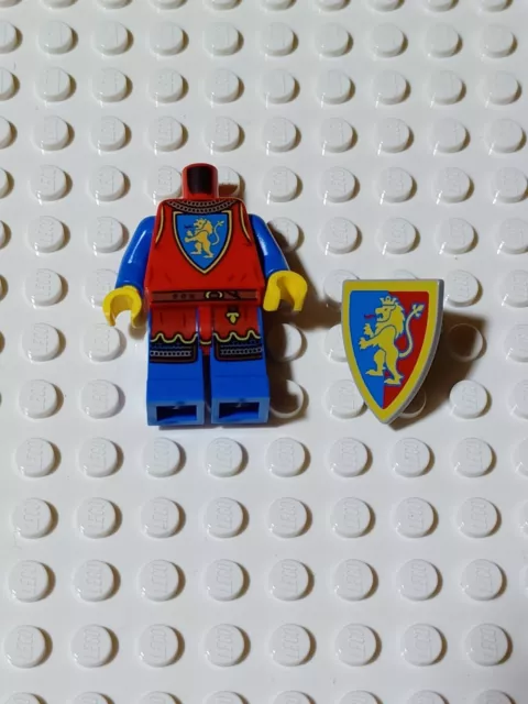 Lego Castle Minifigure Torso Gambe Scudo