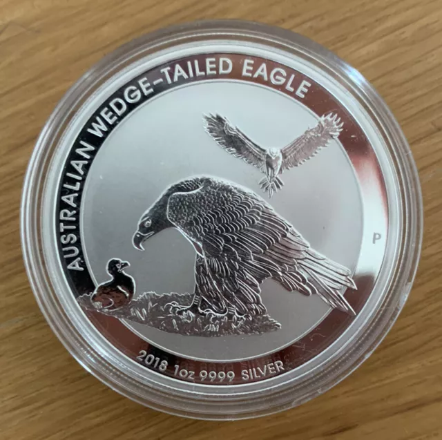 2018 Australischer Keilschwanzadler 9999 Silber 1 Unze