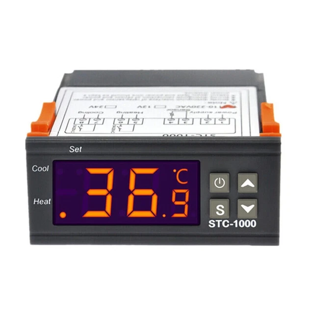 Thermostat numérique LCD STC1000 contrôle précis et stable de la température