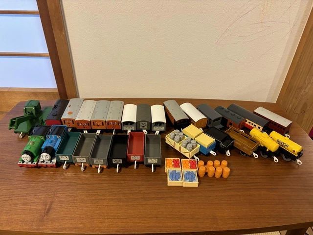 THOMAS FRIENDS PLARAIL Figure Thomas Percy freight cars Takara Tomy Lot ...