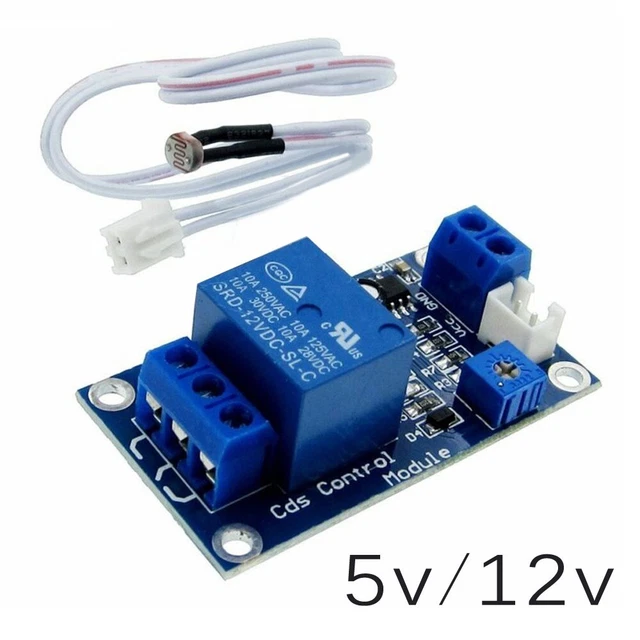 Photorésistance Capteur Module Remplacement XH-M131 5V/12V Pièces Pratique