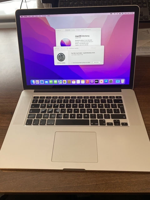Apple MacBook Pro Retina 15-Inch | Mid 2015 | 2.5 Core i7 | 16GB RAM | 512 SSD