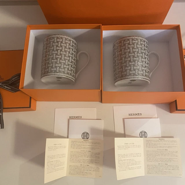 Assiette à dîner Mosaïque au 24 platine | Hermès Canada