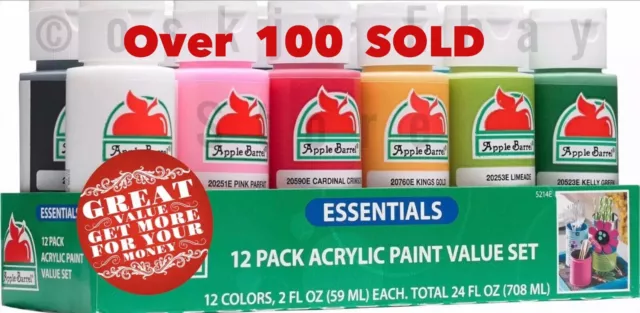 Sale*** American Flag 3 Colors Pack - Apple Barrel Acrylic Matte