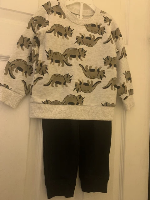carters two piece dinosaur print