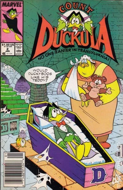 Count Duckula #2 FN 1989 Stock Image