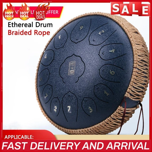 Handmade Handpan Decoration Woven Rattan Rope Steel Tongue Drum Braided Ropes