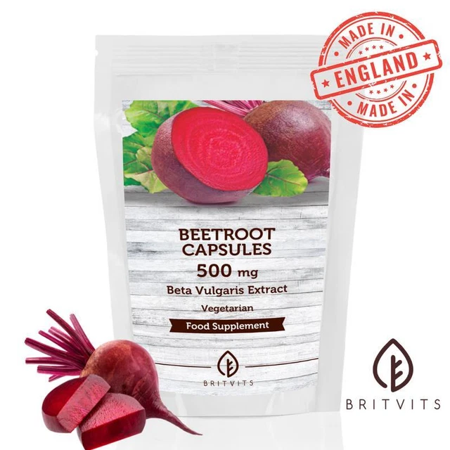BEETROOT 100MG 60 Hardgel Capsules Blood Pressure £7.50 PicClick UK