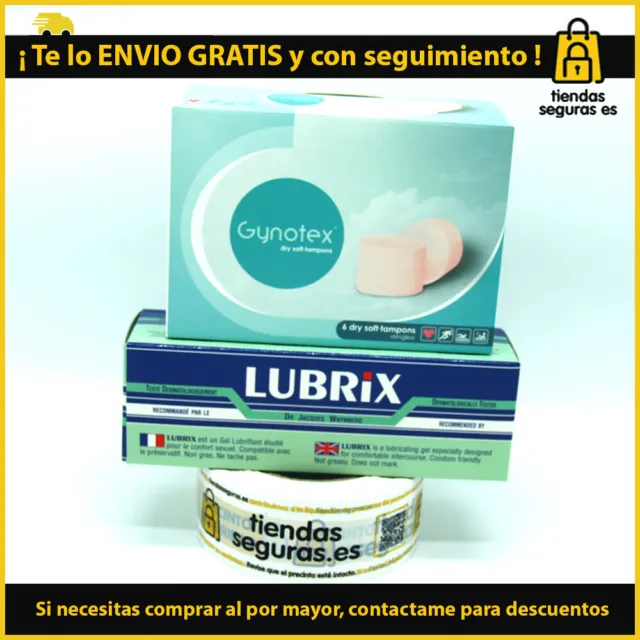 Gynotex Pack 6 Soft Tampons + Lubricante Lubrix 200ml