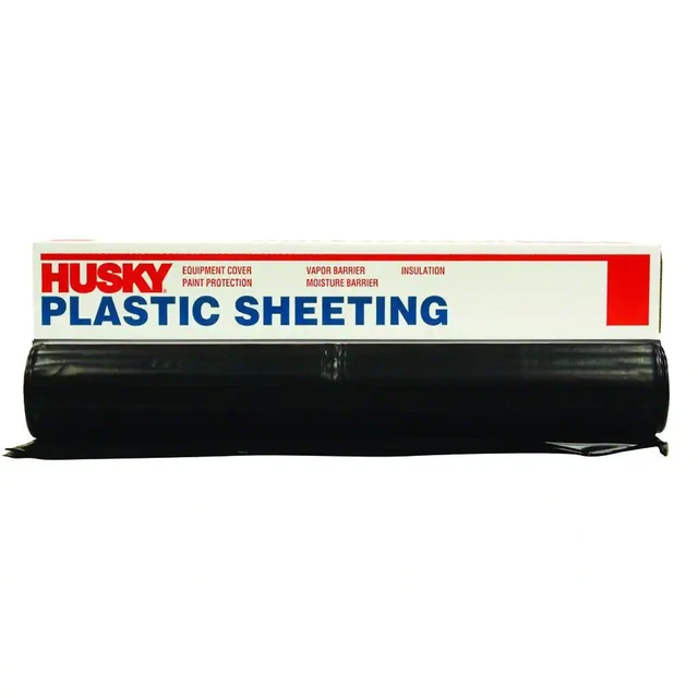 10 Ft. X 50 Ft. Black 6 Mil Plastic Sheeting