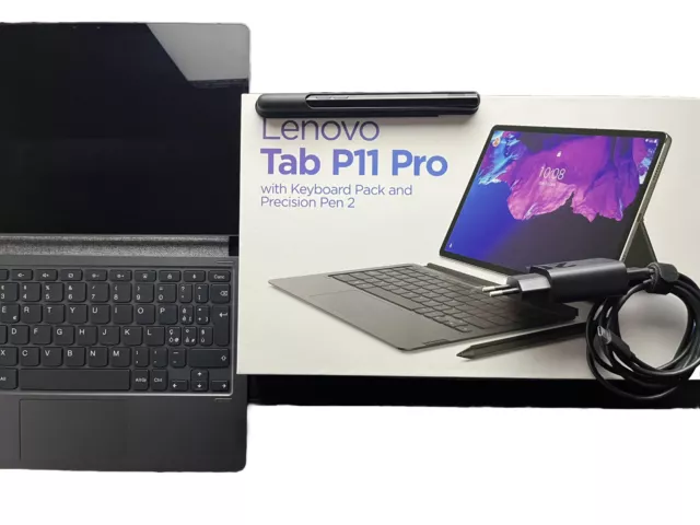 LENOVO TABLET TAB P11 Pro 6Gb 128Gb 4G Lte Wifi + Tastiera + Precision Pen  2 EUR 400,00 - PicClick IT