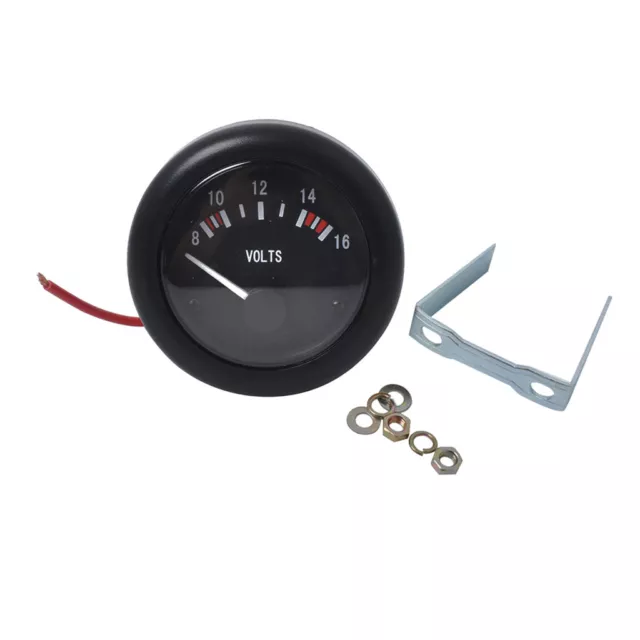 12V Boat 2" Volt Voltage Meter Gauge Voltmeter Measure Range 8-16V