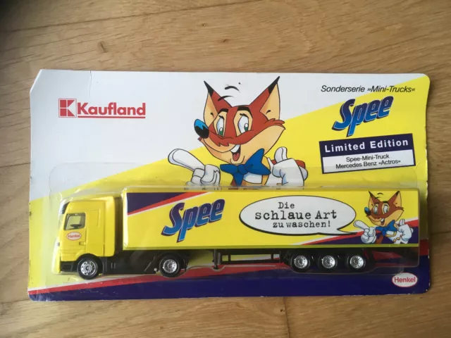 Sammeltruck LKW Werbetruck Spee Die schlaue Art zu waschen! Kaufland Limited OVP