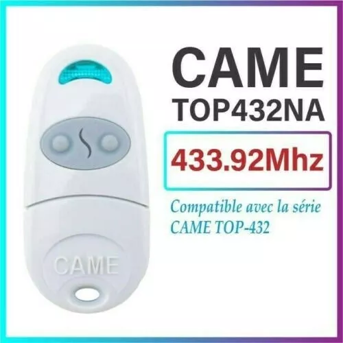 TELECOMMANDE CAME TOP432NA D'ORIGINE FREQUENCE 433.92Mhz NEUVE