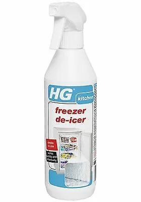 HG Freezer De-Icer Cleaner Spray 500ml Process Quickly Defrost Speeds Defrosting 2