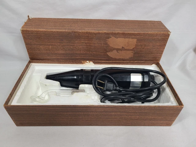 Vintage Master High Frequency Unit Violet Ray With Wand Tested Works Model 9-1