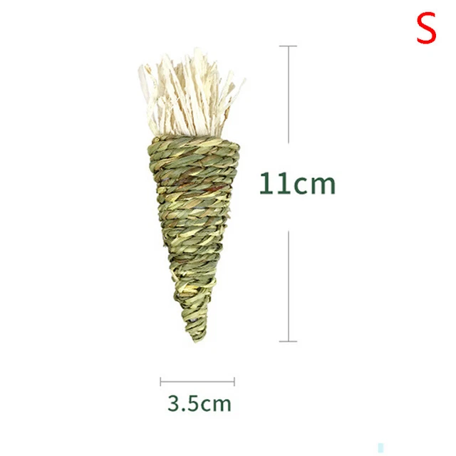1pc Hamster Rabbit Chinchilla Molar Toy Rattan Bite Resistant Hamster Molar T JW