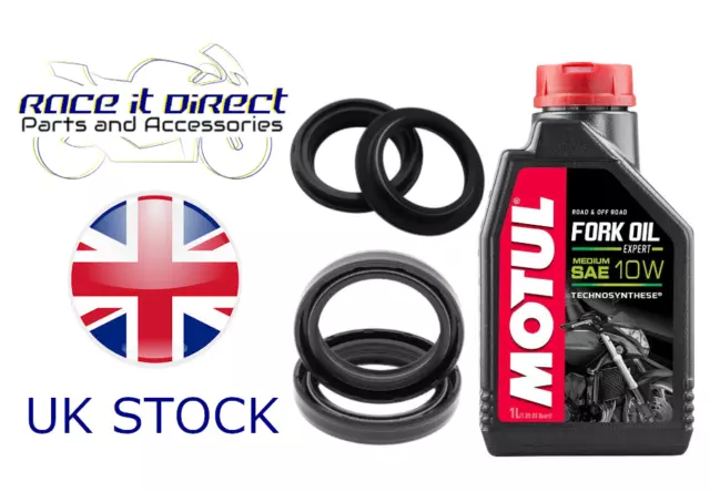 Fork Oil Seal Dust Seal Set Motul Expert Kit For Suzuki AP 50 Scooter 1994-1997