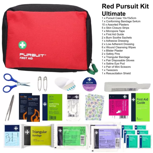 First Aid Kit - Emergency Medical Home Travel Holiday Car Office Workplace Car