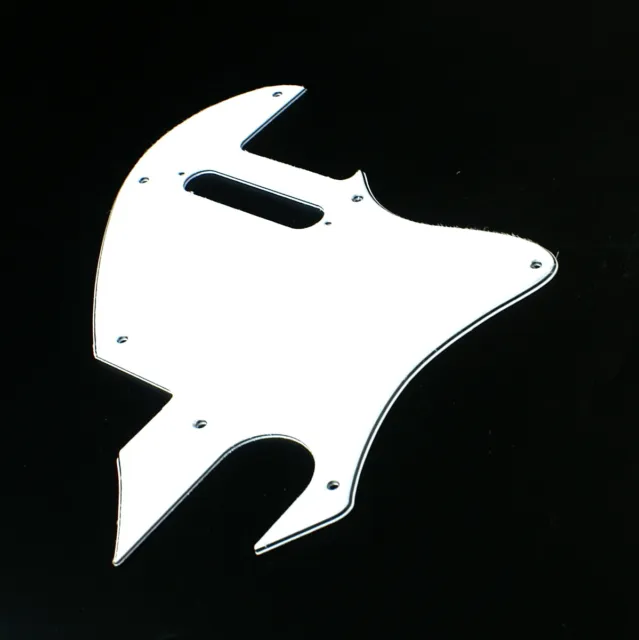 Custom Guitar Pickguard for Tele F Hole Convertion ,3ply white 2