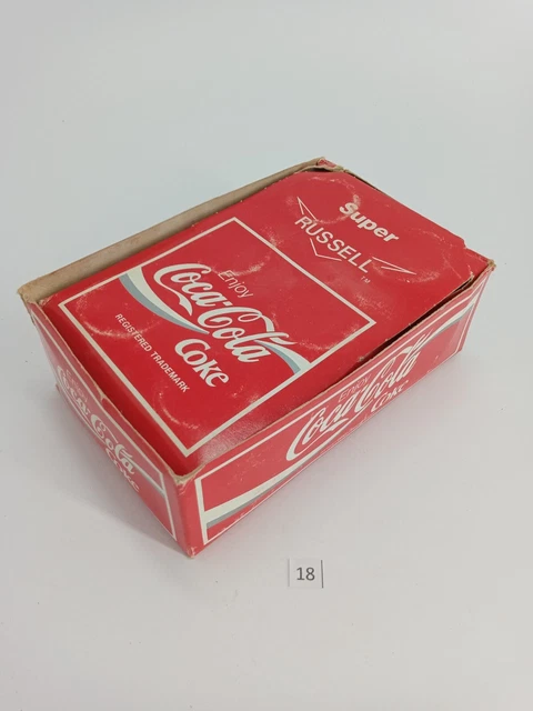 Rare Genuine 80's USA version Coca Cola Russell SUPER Yoyo Spinners Box