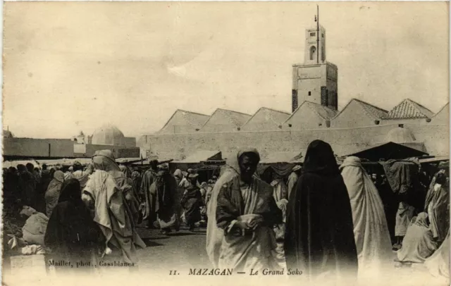 CPA AK Mazagan - Le Grand Soko MAROC (964247)