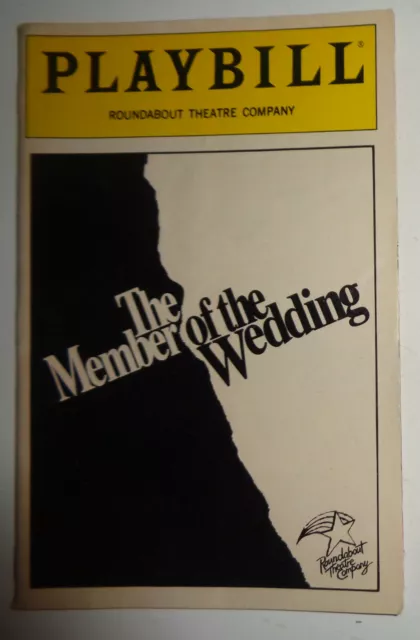 Carson Mccullers - The Membre De The Mariage - Playbill - Avril