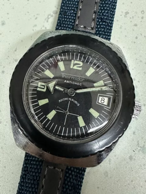 Reloj THERMIDOR DIVER’S  ANTICHOC DATE VINTAGE