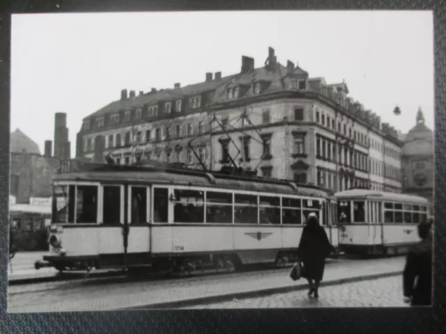 (2665A) Älteres Foto Strassenbahn, Dresden