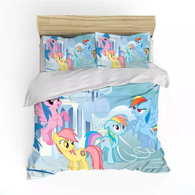 My Little Pony Single/Double/Queen/King Size Bed Quilt/Duvet/Doona Cover Set