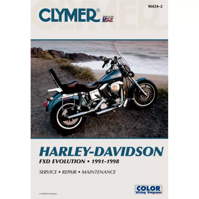 CLYMER Physical Book for Harley-Davidson FXD Evolution 1991-1998 | M424-2