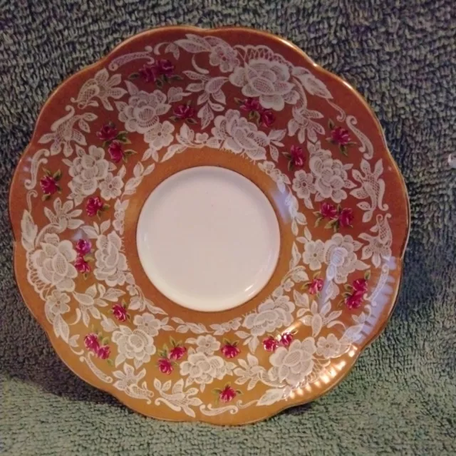 Royal Albert "True Love" Caramel Brown Saucer ONLY  Bone China