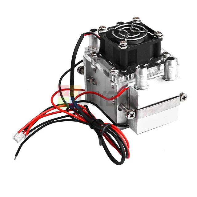 DC12V 12A 140W Semiconductor Cooler Water-cooled Equipment Aluminum Radiator+Fan