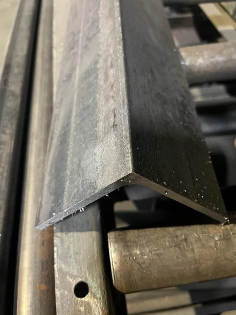 4 inch x 4 inch x 1/4 inch thick Steel Angle Iron 24 inches Long