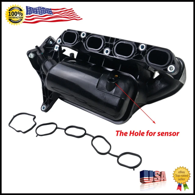 INTAKE MANIFOLD W/SENSOR Hole for Toyota Corolla Matrix Engine 1ZZFE