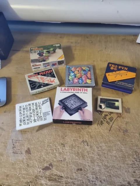 Joblot Vintage Games Puzzles