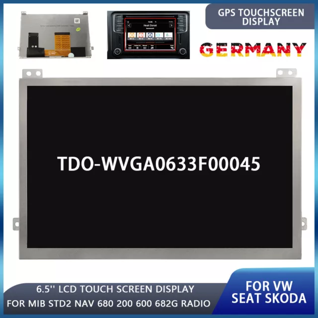 6,5'' LCD Touch Screen Display Für MIB STD2 NAV 200 680 Radio TDO-WVGA0633F00045