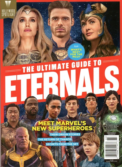 THE ULTIMATE GUIDE TO ETERNALS Angelina Jolie Salma Hayek Fall 2021 Magabook