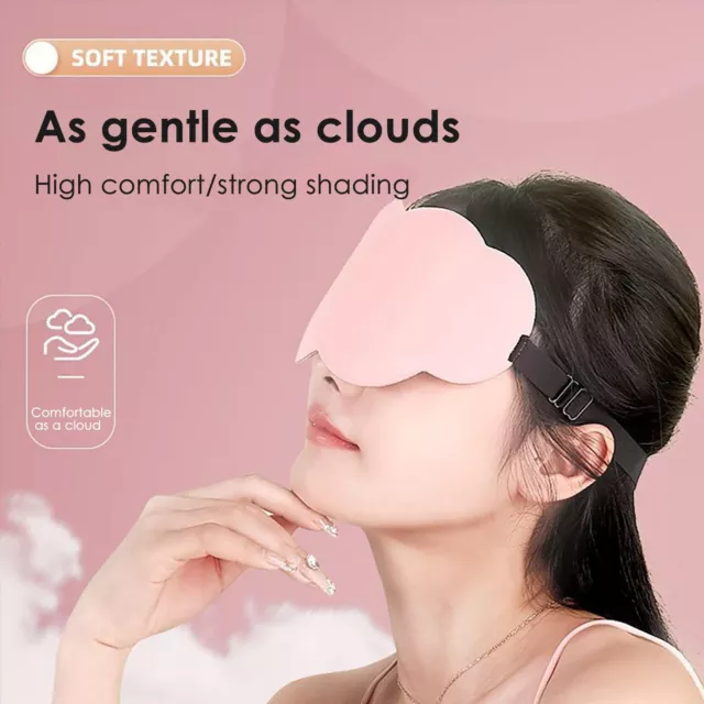 3D Sleep Mask Eye Mask Eyeshade Cover Shade Eye Patch Women Men Soft Portable