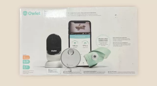 Owlet Babyphone Duo - Smart Sock + Cam Babyphone mit Kamera und App im Set