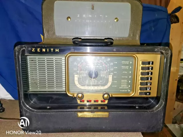 Radio Zenith Trans Oceanic Mod Y600 Wave Magnet Valvole  Tubo Transoceanic 2