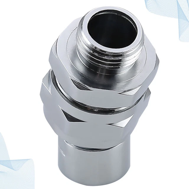 Adaptateur Rotule Douche Réglable En Laiton - Raccord Pivotant Universel G1/2 | Pommeau De Douche Angle Ajustable