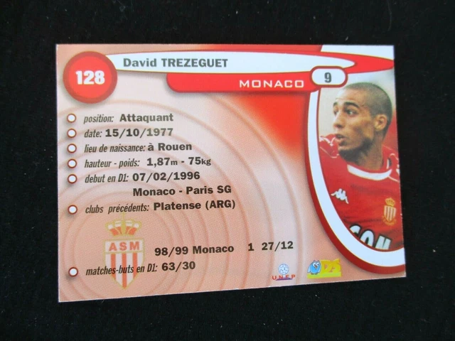 Carte Postale Ancienne - Henry Trezeguet (AS Monaco) - Saison 1996-1997 - Rookie / Collection