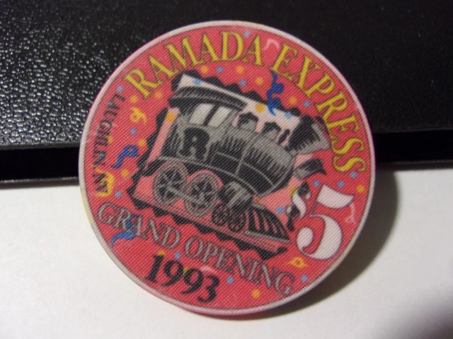 RAMADA EXPRESS HOTEL CASINO $5 hotel gaming poker chip - Laughlin, NV