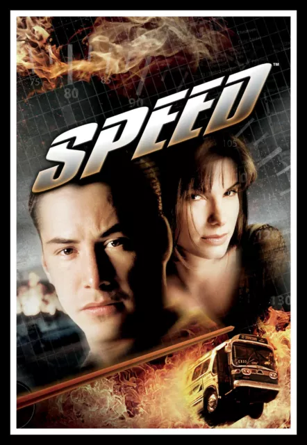 Speed Alt - Keanu Reeves Movie Poster Print & Unframed Canvas Prints