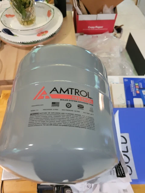 Amtrol Fill-Trol 110 Boiler Expansion Tank w/ Auto Fill Valve, 4.4 Gal, FT-110