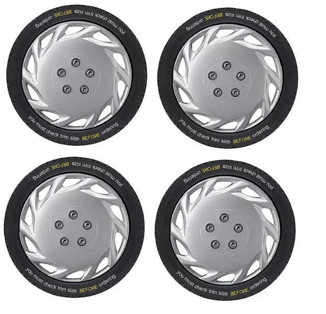 For Ford C Max 16 inch Vegas Silver Wheel Trims (2007-2010)